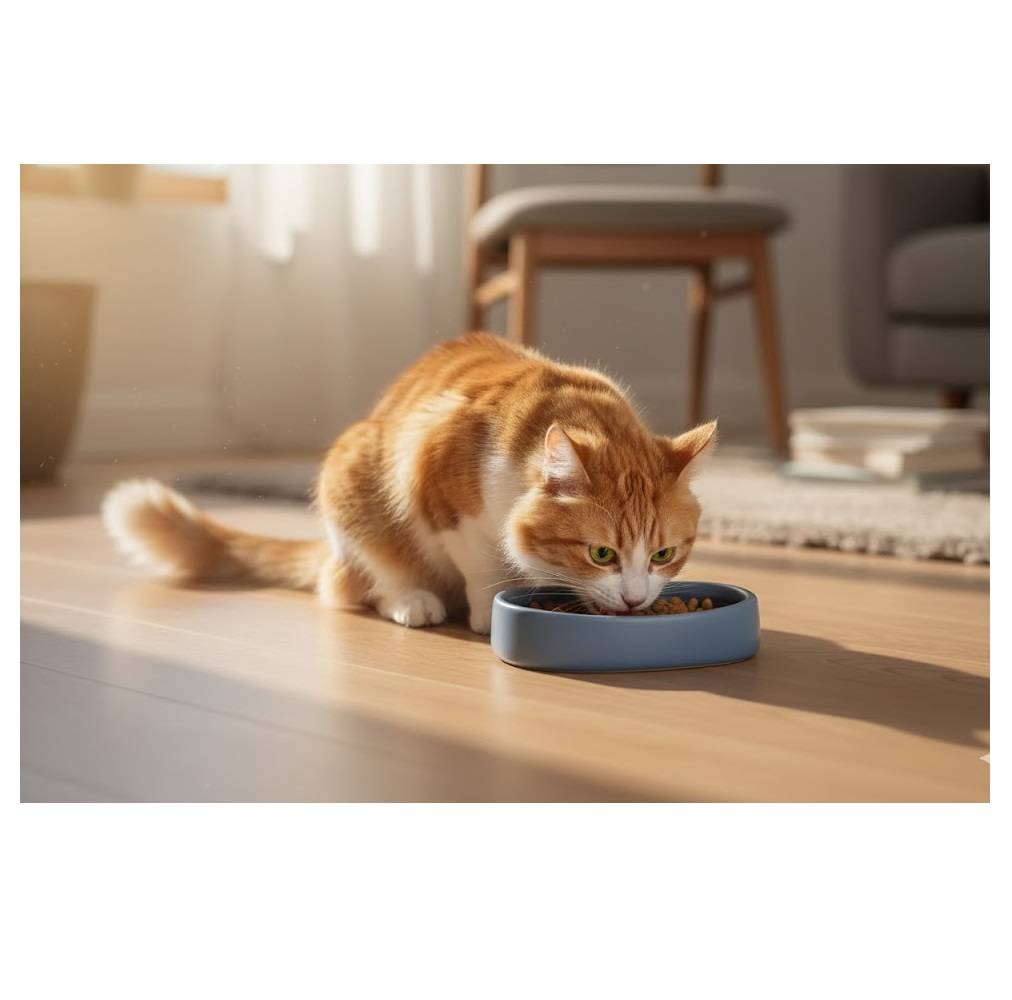 Gamelle rond pour chat nourriture et eau 12 cm Zara bleu - Image 4