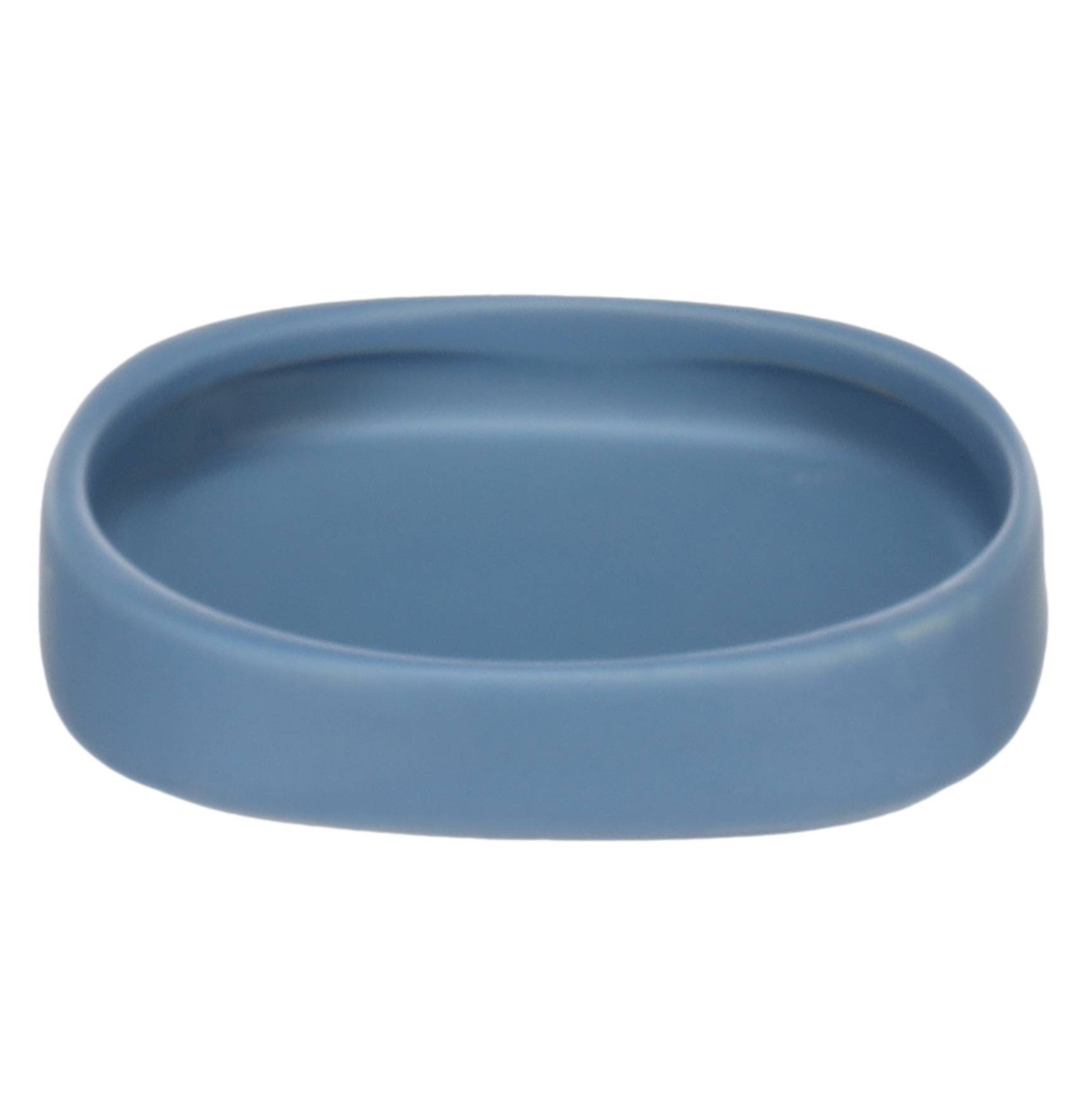 Gamelle rond pour chat nourriture et eau 12 cm Zara bleu - Image 1