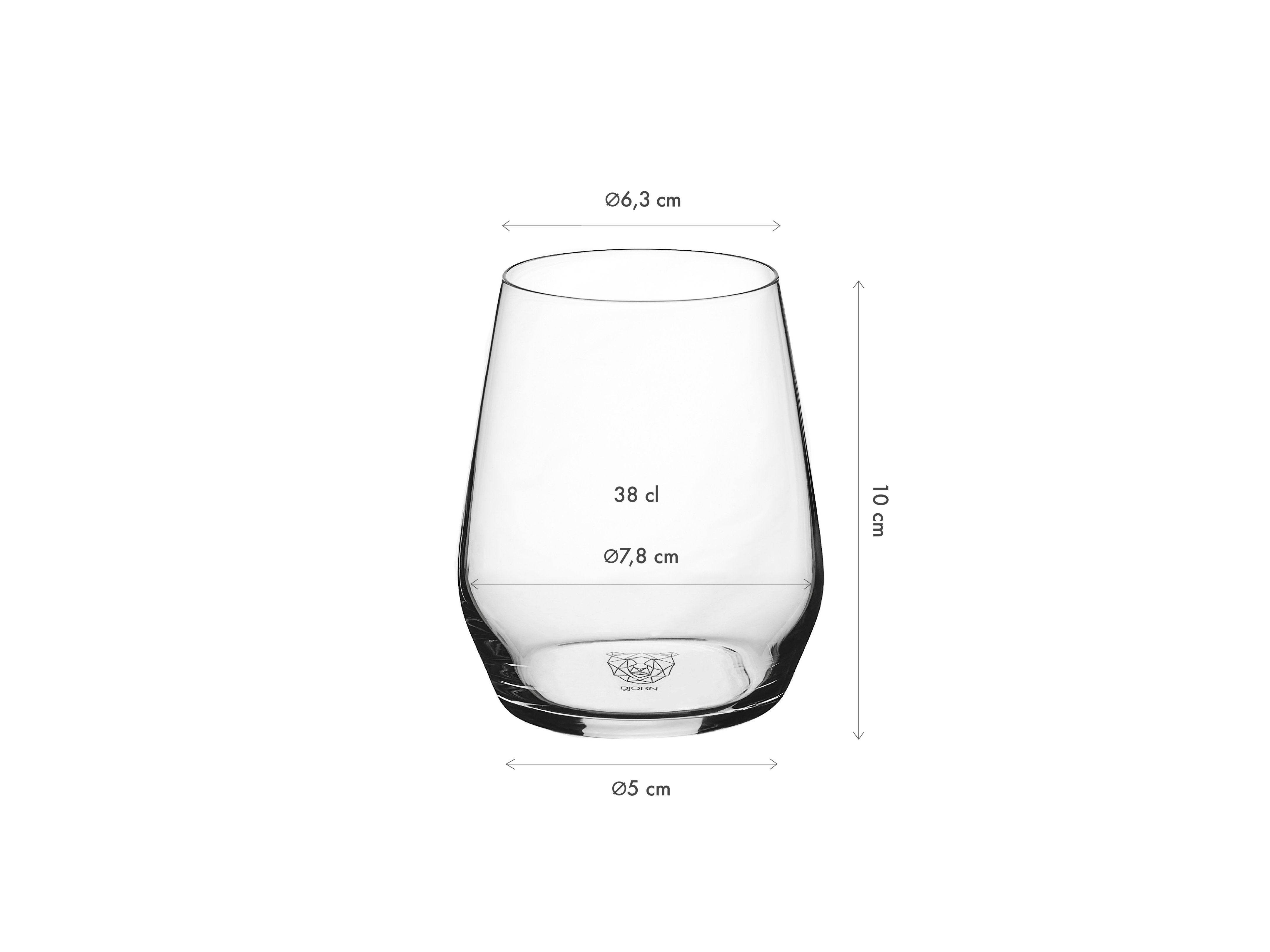 Lot de 6 Verres à soft en Cristallin (cristal sans plomb) "LAGOM", Bjorn - Image 3