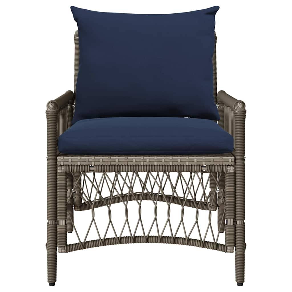 Maison Chic - Chaise De Jardin - Fauteuil De Jardin Gris 60 x 70 x 78cm polyrotin - Image 4