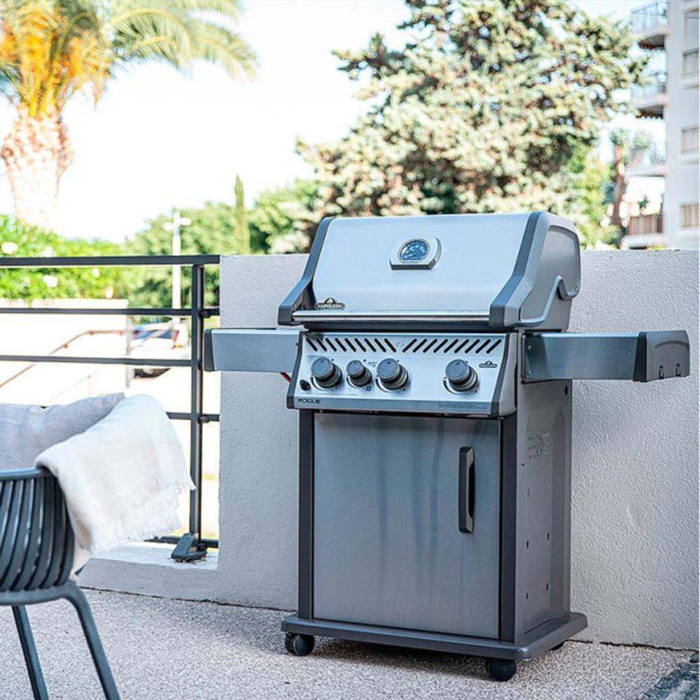 Napoleon - Barbecue gaz Napoléon Rogue XT 425 SBPSS 3 brûleurs + 1 latéral - Image 3