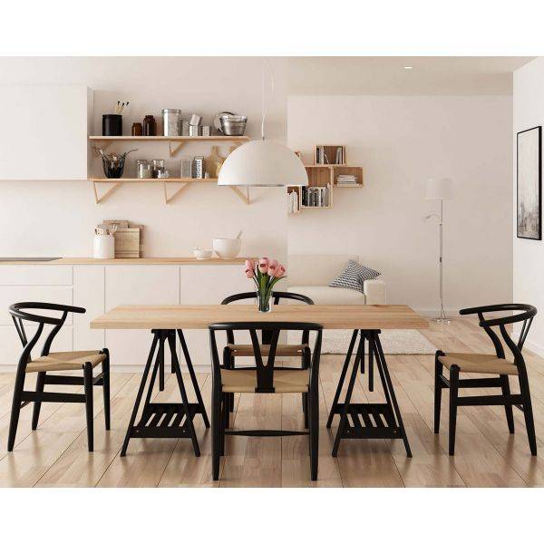 Plateau de table en pin 160 x 80 cm Kit Line Astigarraga - Image 2