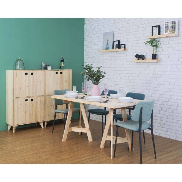 Plateau de table en pin 160 x 80 cm Kit Line Astigarraga - Image 6