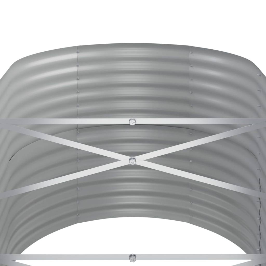 Vidaxl - Lit surélevé de jardin Acier galvanisé marron vidaXL 318965 - Image 4