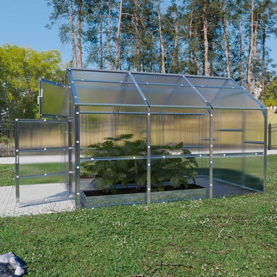Serre KLASIKA BERNARD 2,35 x 3 m (7,05 m²), 4 mm avec revêtement en polycarbonate - Image 2