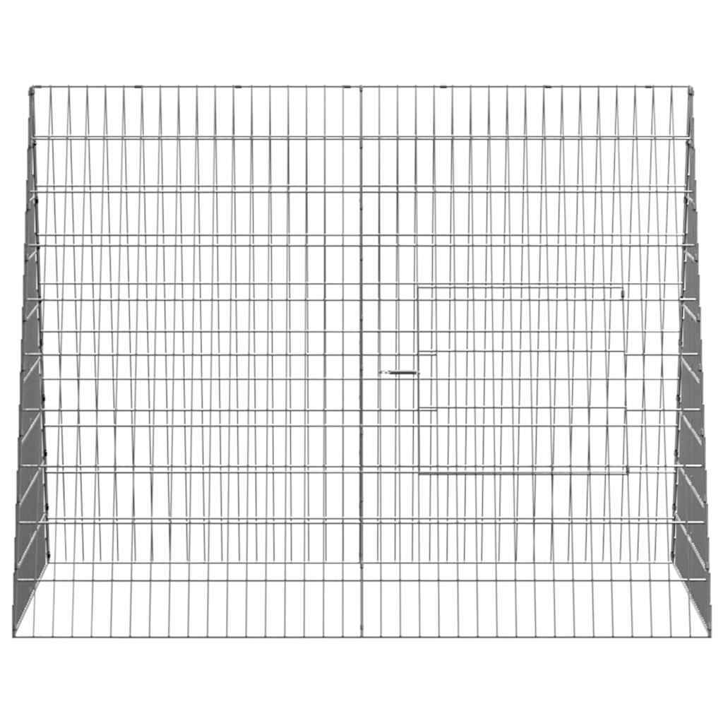 Vidaxl - Cage à poules Argent 110 x 100 x 85 cm Acier galvanisé vidaXL 3394436 - Image 7