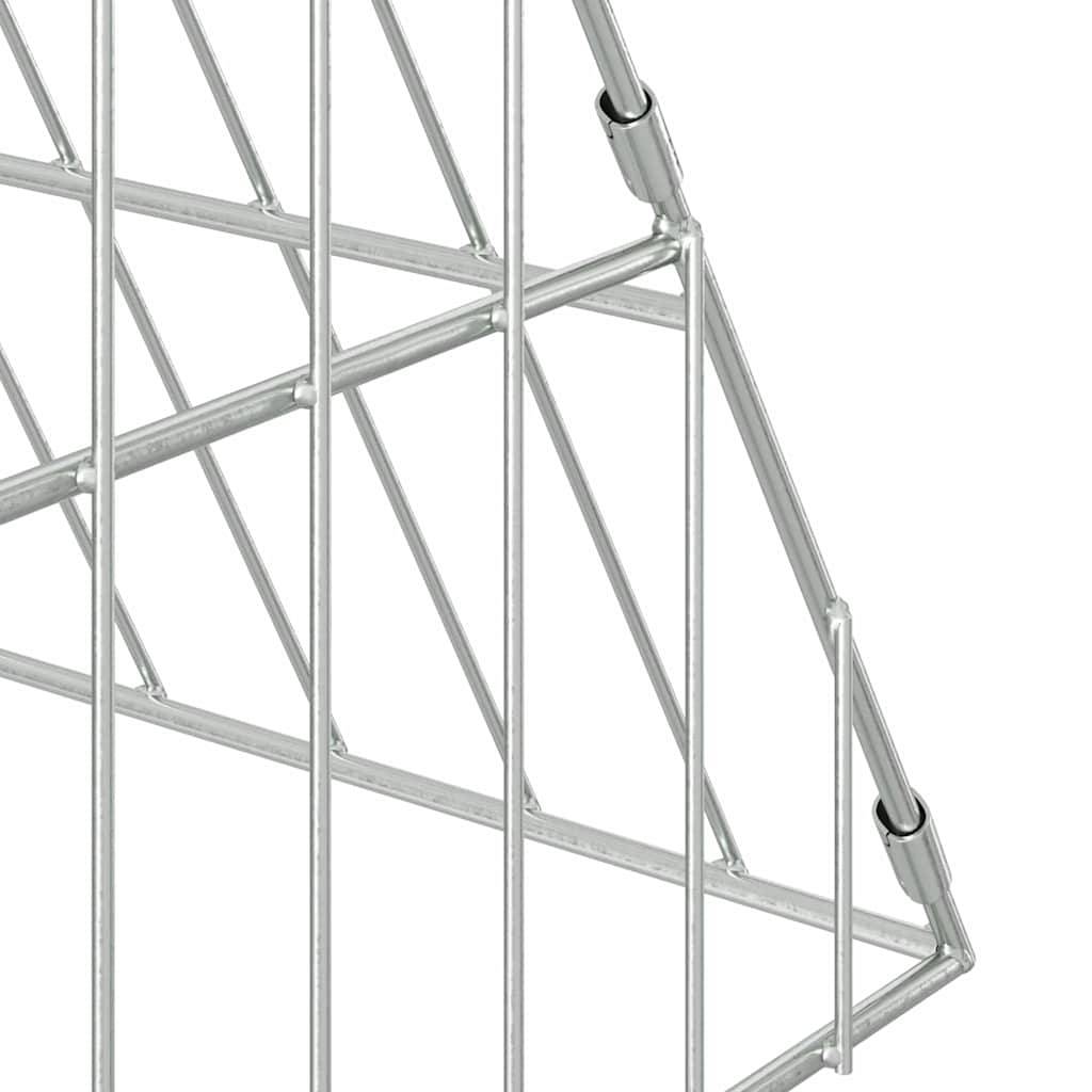 Vidaxl - Cage à poules Argent 110 x 100 x 85 cm Acier galvanisé vidaXL 3394436 - Image 10