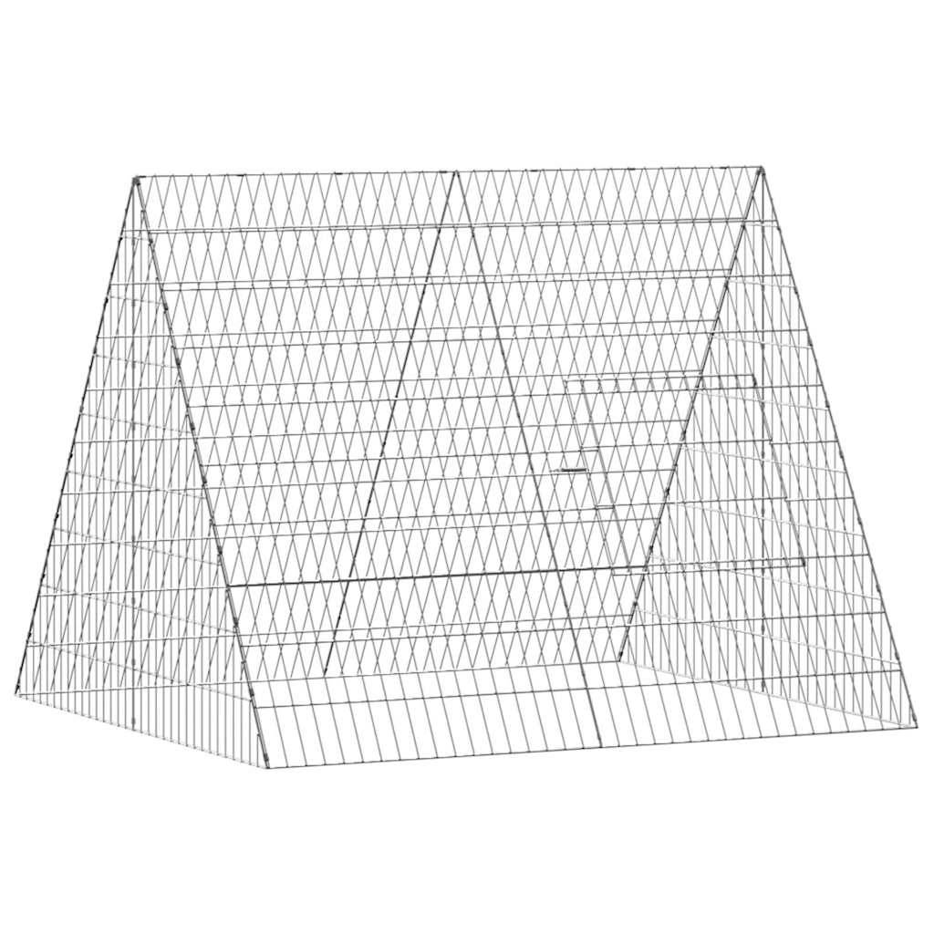 Vidaxl - Cage à poules Argent 110 x 100 x 85 cm Acier galvanisé vidaXL 3394436 - Image 2