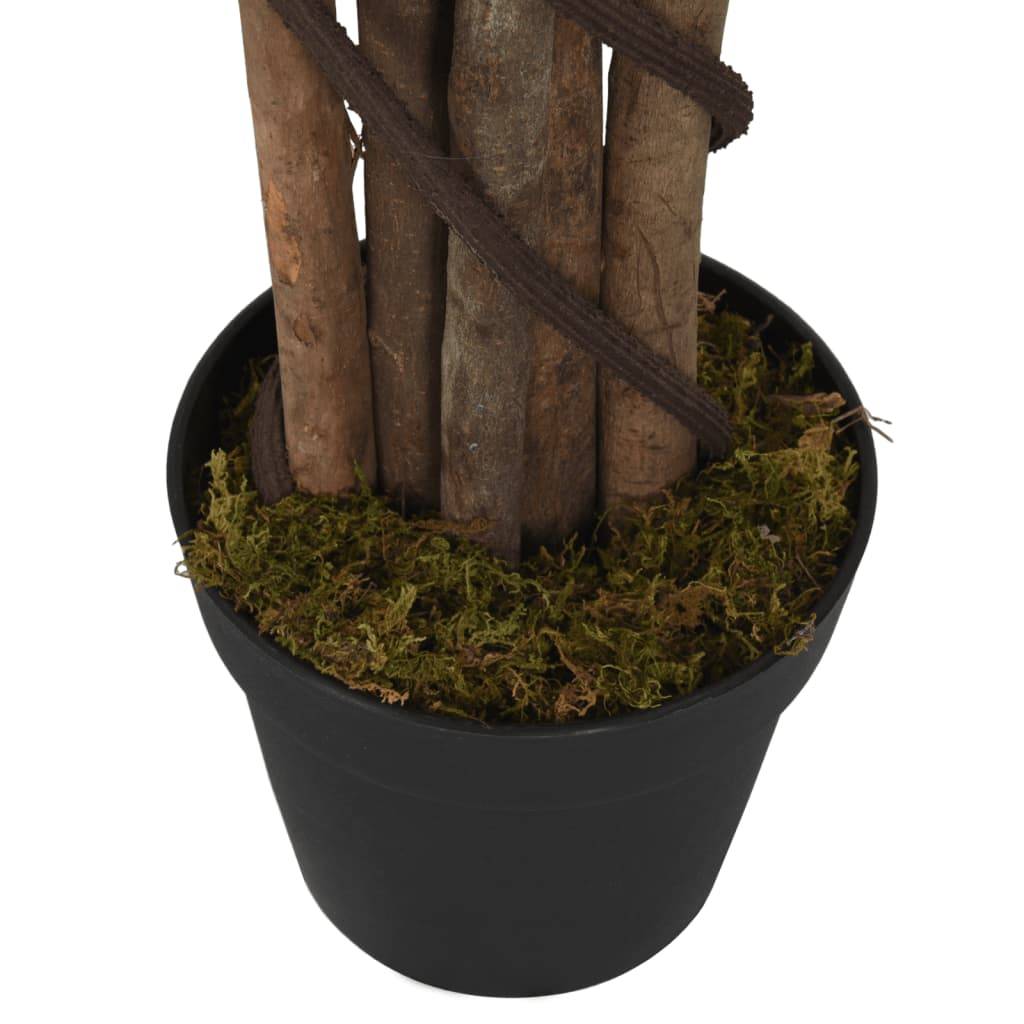 Ficus lyrata artificiel bois et PEVA vert 80 cm - PANGIVO - Image 4