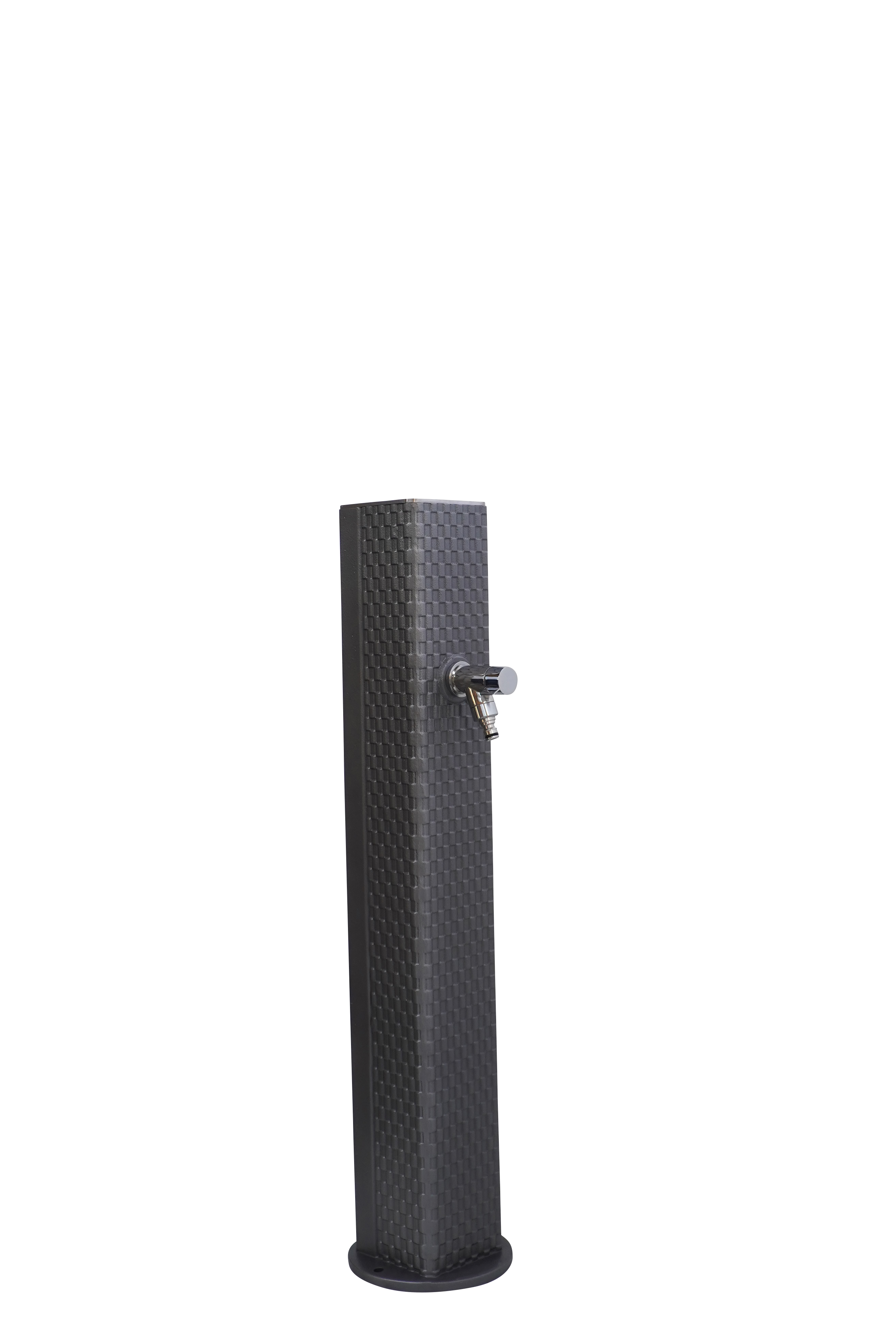 Fontaine borne pixel sans vasque gris 4111 avec robinet rounded Dommartin H. 92cm X L. 20cm - Image 3