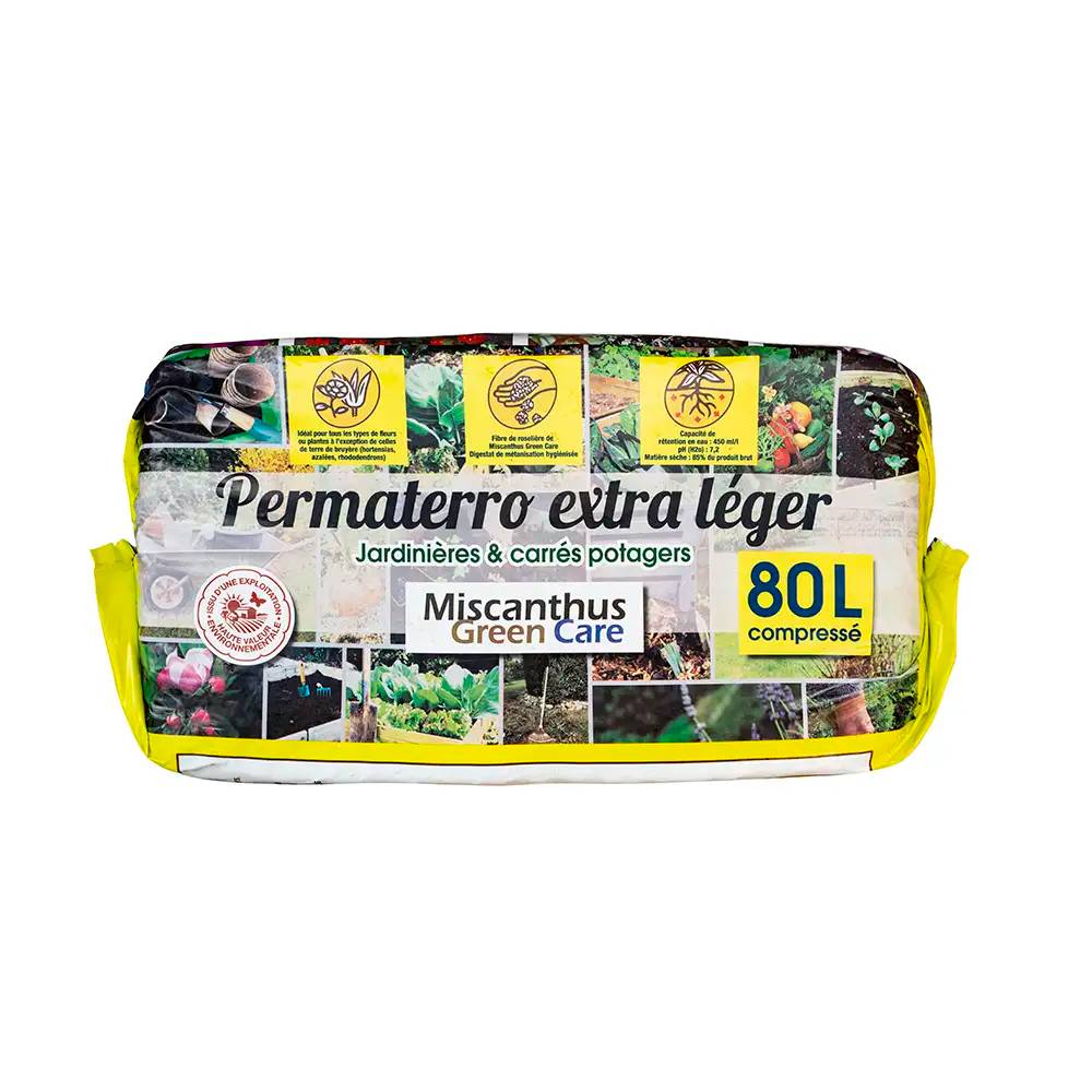 Autre - Terreau Universel de Fibre de Roseaux et Coco pour Jardinières et Carrés Potagers - Permaterro Extra Léger (Sac de 80L) - Image 5