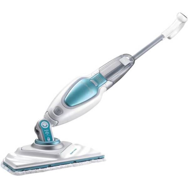 Balai - Nettoyeur Vapeur BLACK & DECKER FSM1630-QS -  Tete delta - 1600 W - 4 accessoires - Blanc / Bleu - Image 2