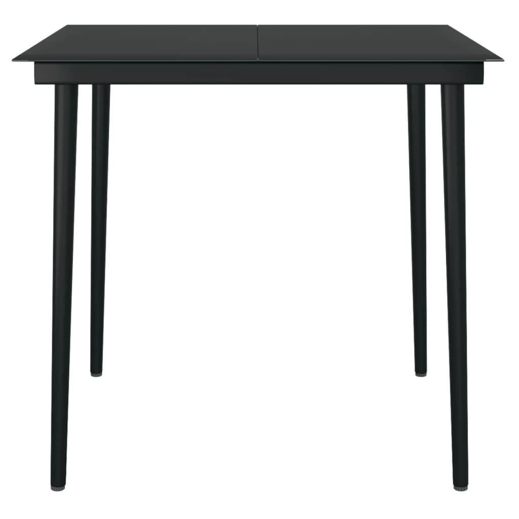 Vidaxl - Ensemble à manger de jardin coussins 5 pcs Résine tressée Verre vidaXL 3099722 - Image 7