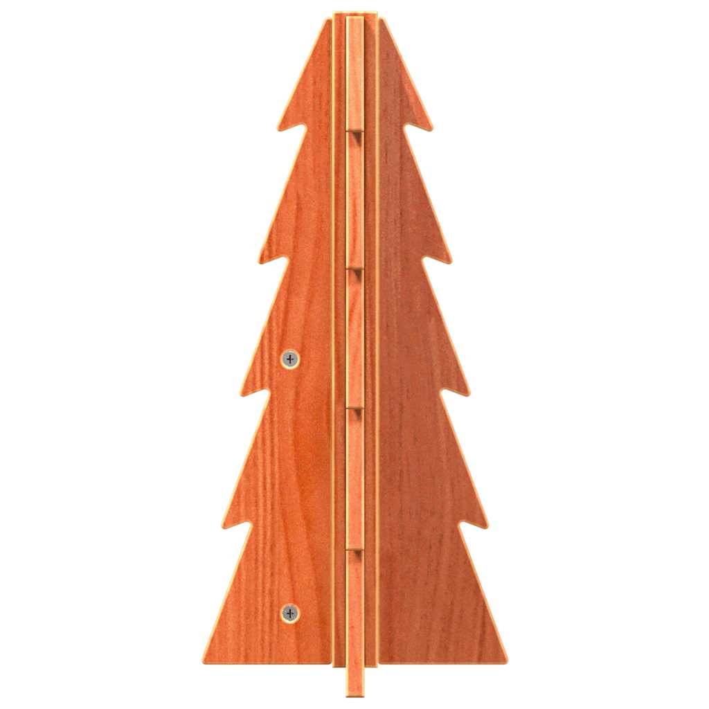 Petit Sapin de Noël en Bois Rustique à Poser Décoration Intérieur 49 cm – ComfortXL Outdoor Living - Image 3