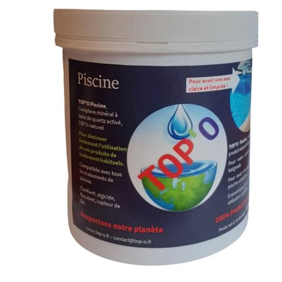 TOP'O - Clarifiant piscine, algicide, floculent, capteur de fer 1kg - Image 1