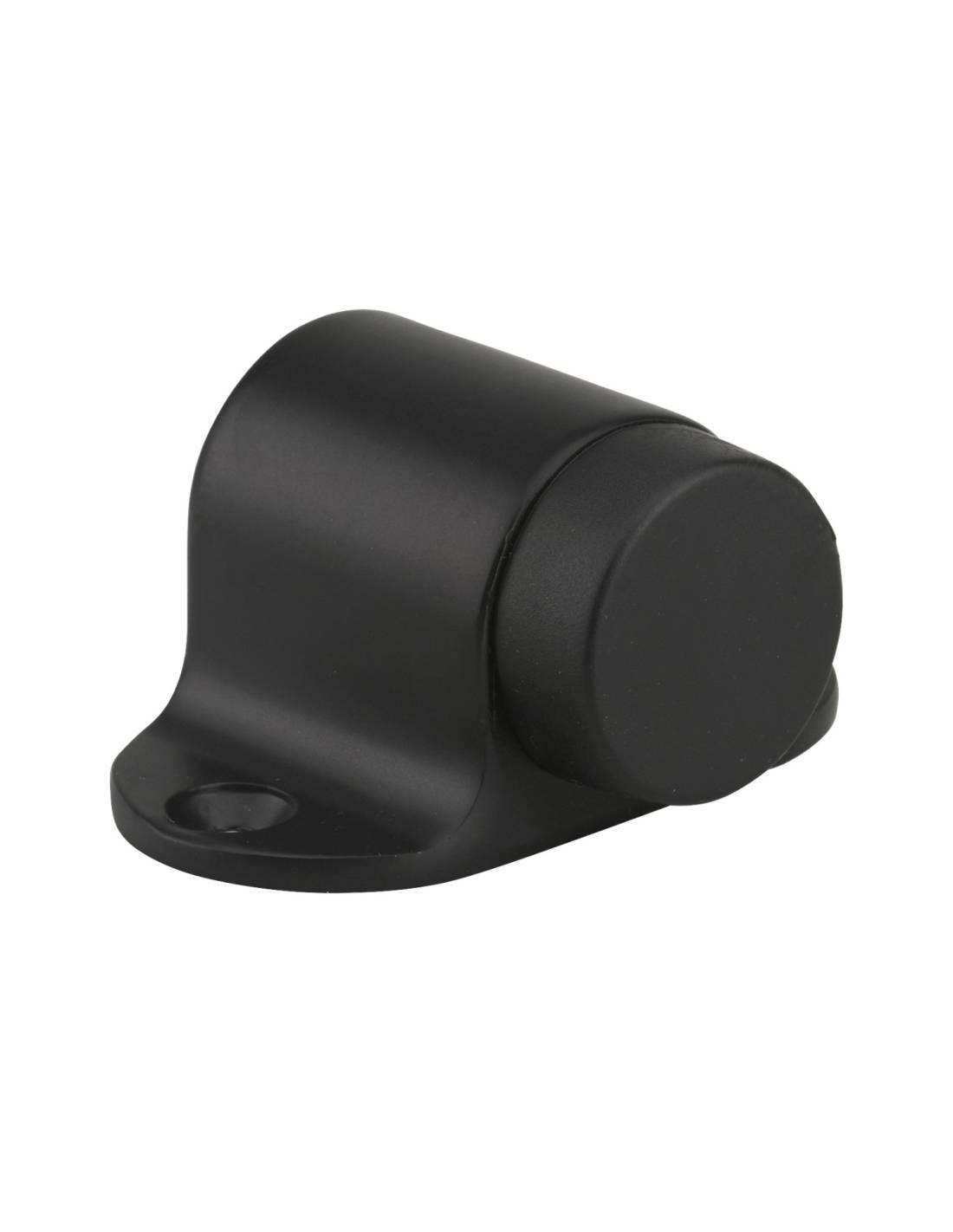 Butoir pour porte lourde à visser, fixation au sol, noir- THIRARD - Image 1