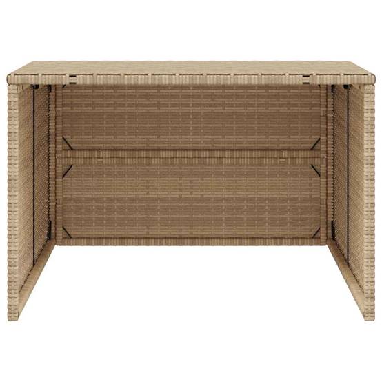 Vidaxl - Garage pour robot tondeuse beige 86x90x52/57 cm résine tressée vidaXL 365407 - Image 6