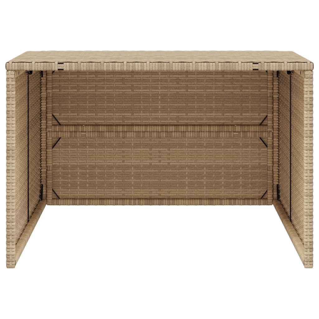 Vidaxl - Garage pour robot tondeuse beige 86x90x52/57 cm résine tressée vidaXL 365407 - Image 9