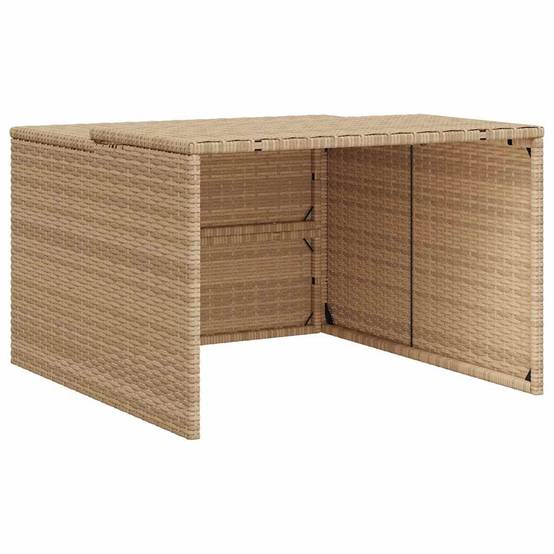 Vidaxl - Garage pour robot tondeuse beige 86x90x52/57 cm résine tressée vidaXL 365407 - Image 2
