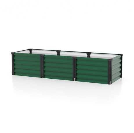 Vitavia - Carré potager Linus IN-OUT S – bac Zincalume®, Couleur Granit/Aluminium - Image 8