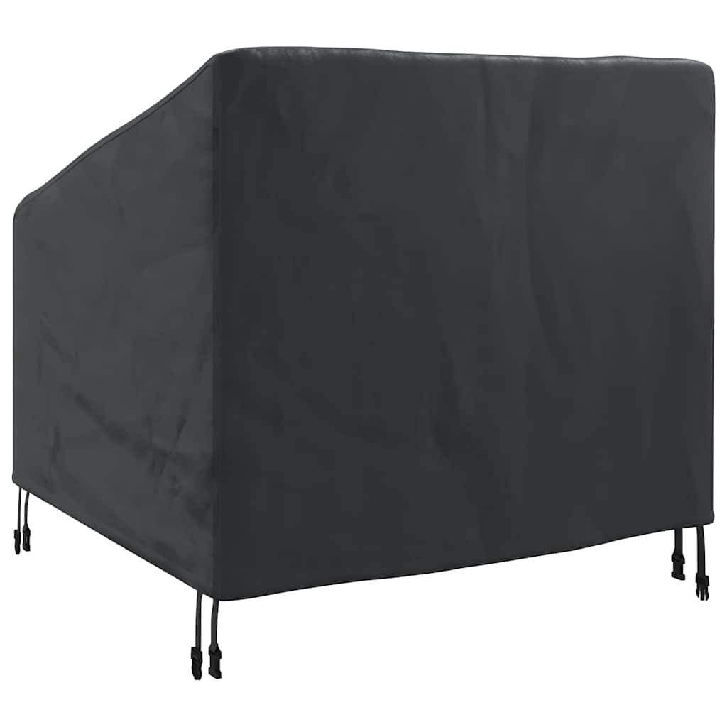 Bâche de Protection Fauteuil Extérieur Tissu 420D Imperméable et Anti-Déchirure Noir 90x90x75 cm – ComfortXL Outdoor Living - Image 3