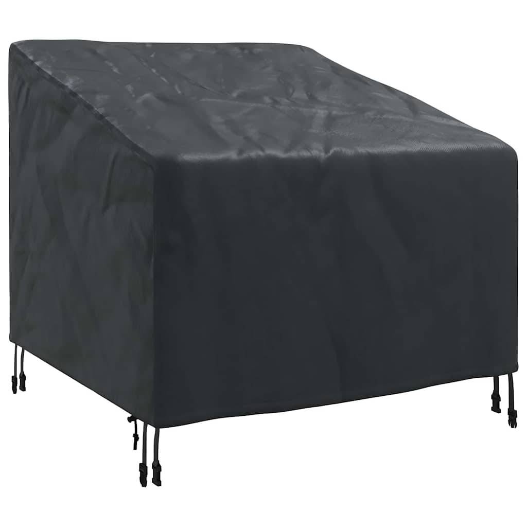 Bâche de Protection Fauteuil Extérieur Tissu 420D Imperméable et Anti-Déchirure Noir 90x90x75 cm – ComfortXL Outdoor Living - Image 2
