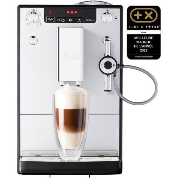Machine a café expresso avec broyeur MELITTA Solo & Perfect Milk E957-203 - Argent - 15 bars - 1400 Watts - Image 2