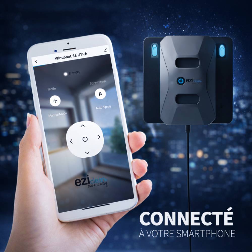 Robot Lave-vitres eziclean® Windobot S6 Ultra - Image 5