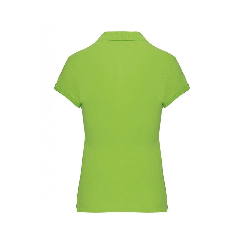 Polo de travail femme Kariban 100% coton Vert Citron S - Image 2