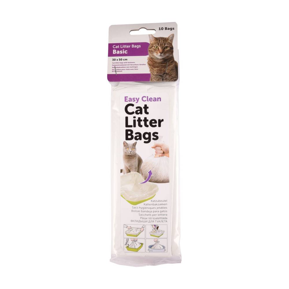 Lot de 10 sacs Hygiène pour bac à Litière pour Chat - Image 1