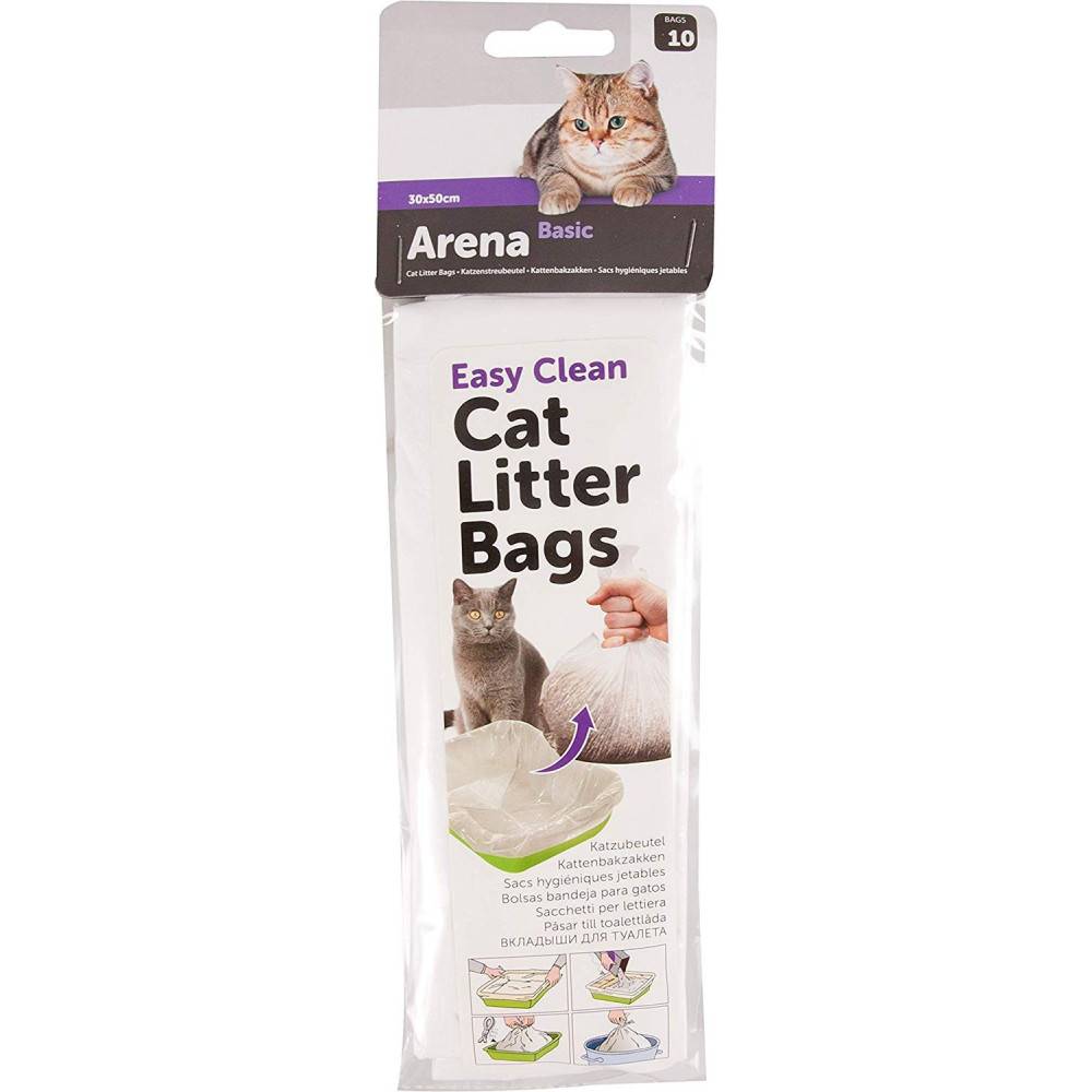 Lot de 10 sacs Hygiène pour bac à Litière pour Chat - Image 3