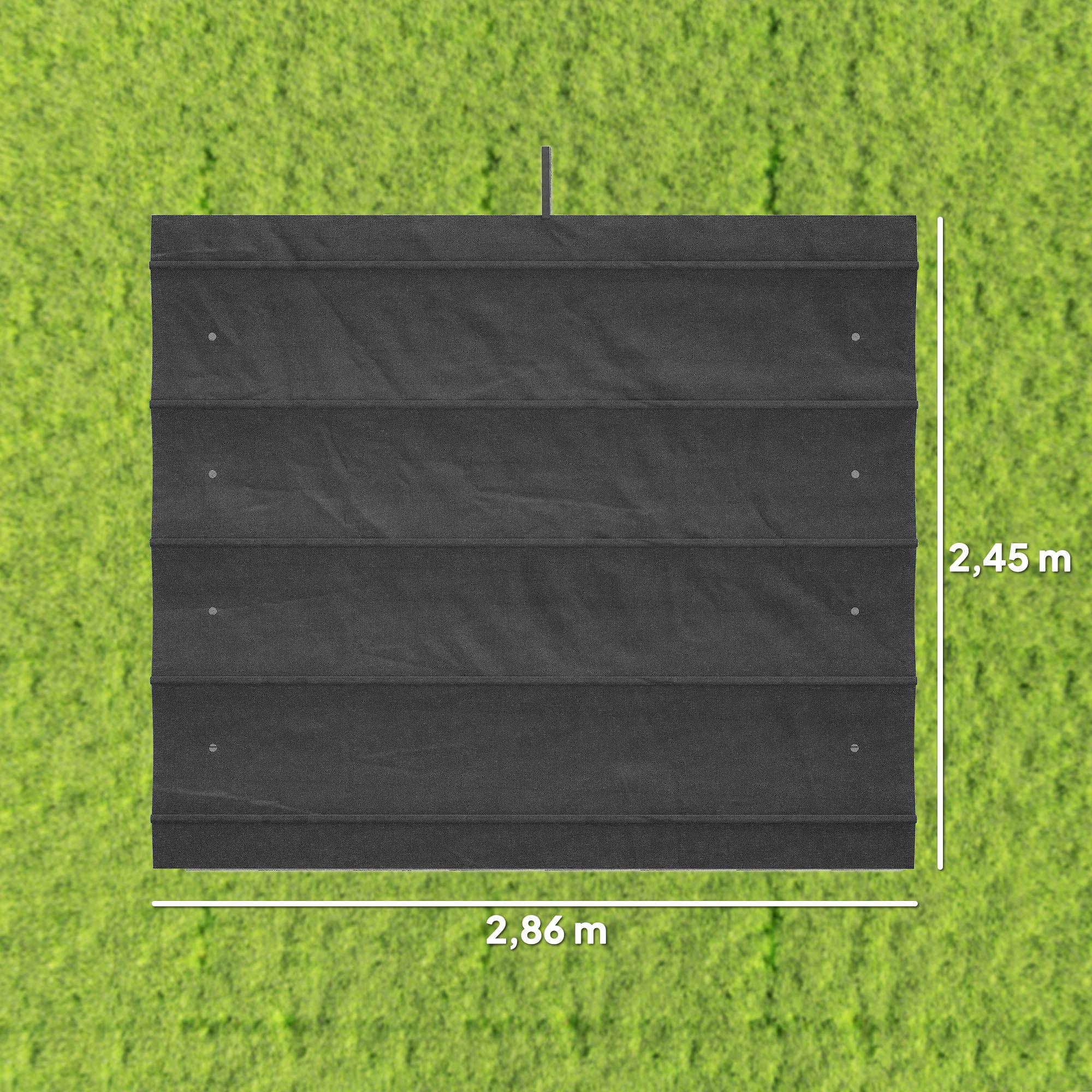 Toile de toit de rechange pour pergola toile de remplacement protection solaire Anti-UV 30+ pour pergola de 3 x 2 m - Image 5