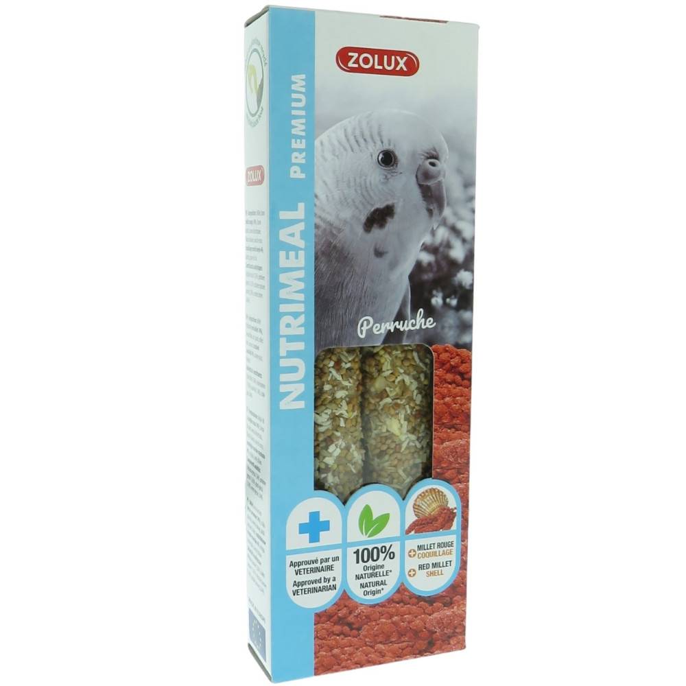 Zolux - zolux - Friandises 2 sticks premium millet rouge pour perruche , pour oiseaux - Image 1