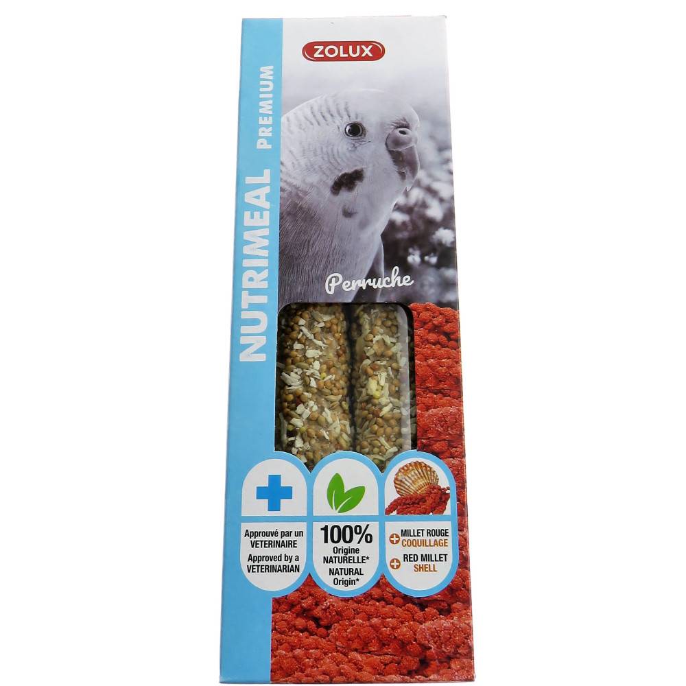 Zolux - zolux - Friandises 2 sticks premium millet rouge pour perruche , pour oiseaux - Image 3