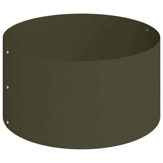 ComfortXL - Cache-pot carré en acier design moderne pour jardin et balcon Vert Olive – ComfortXL Outdoor Living - Image 7