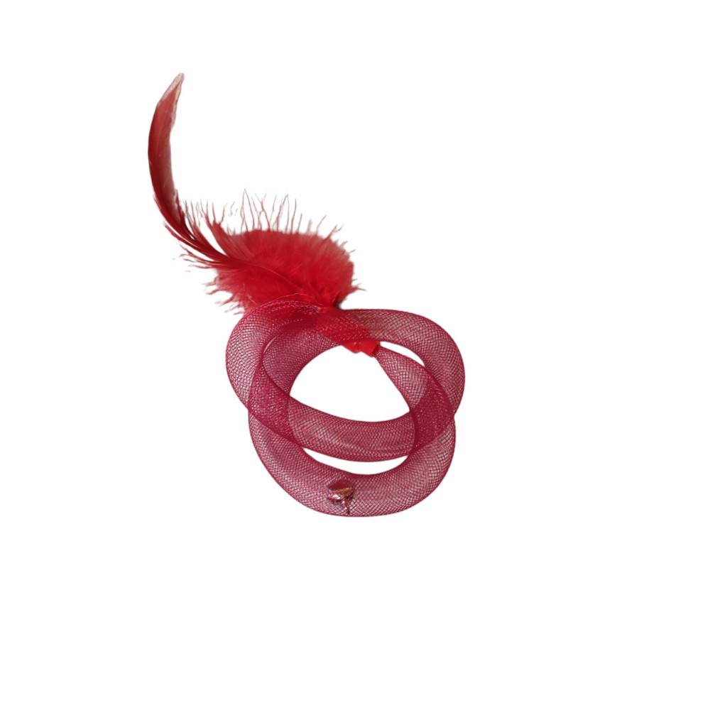 Trixie - jouet chat tube avec plumes - Image 1
