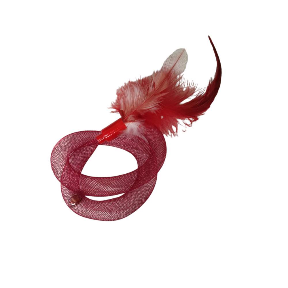 Trixie - jouet chat tube avec plumes - Image 2