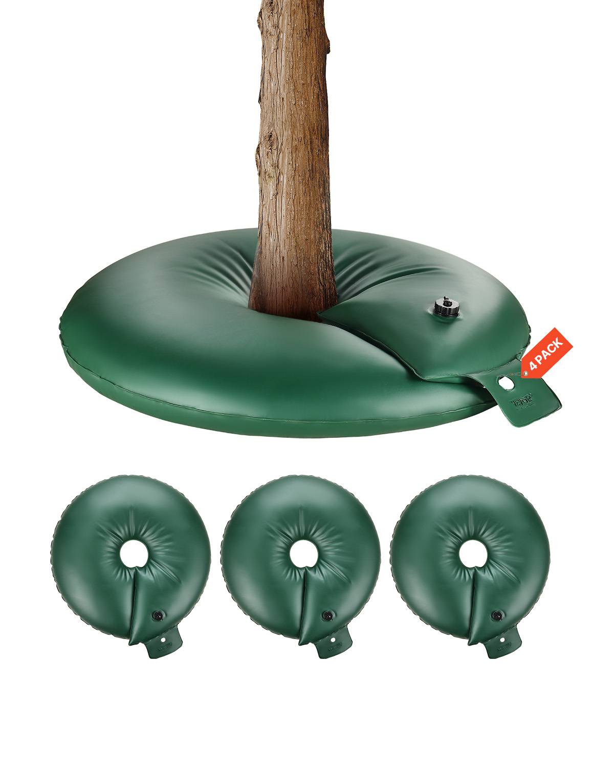 Vevor - VEVOR Anneau arrosage arbres 4pcs, 75.7L, irrigation racines. - Image 1