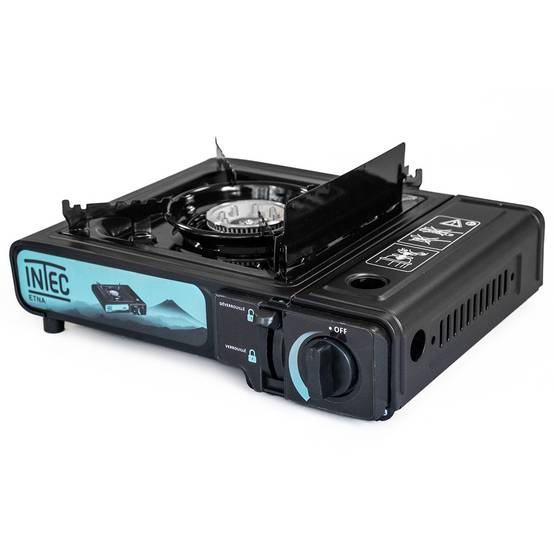Réchaud gaz Portable 2200W + 12 Cartouches gaz butane Camping Road trips Piezo Mallette Etna INTEC - Image 9