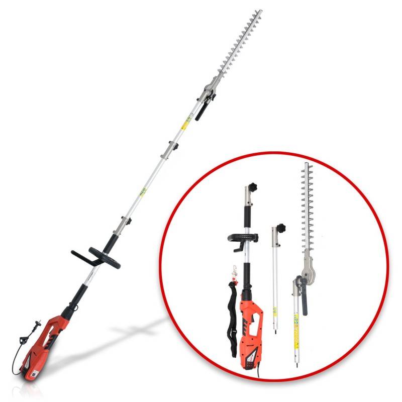 Hecht 695 Taille haies telescopique electrique 900W pour arbustes et buissons - Image 1