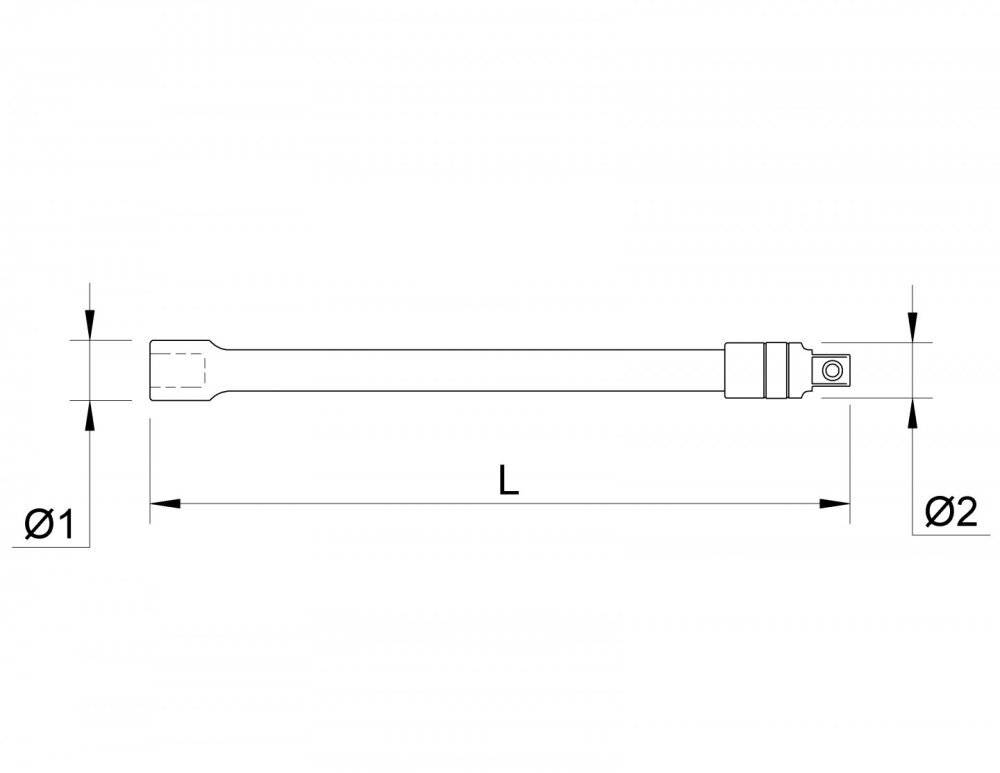 Rallonge 1/2'' click'n hold - MOB - Image 2