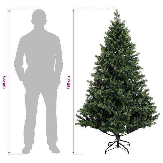 Vidaxl - Sapin de Noël Artificiel à Branches Articulées 180 cm vidaXL 42055554 - Image 8