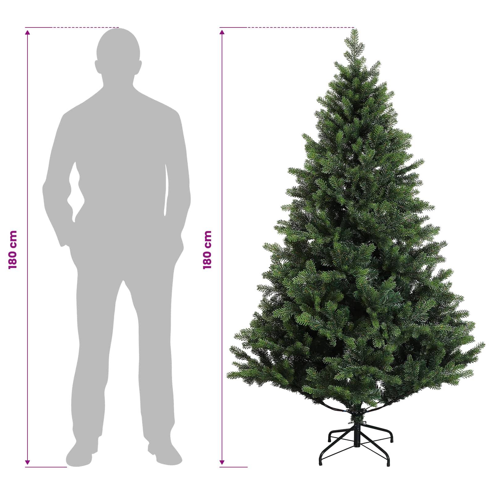 Vidaxl - Sapin de Noël Artificiel à Branches Articulées 180 cm vidaXL 42055554 - Image 8