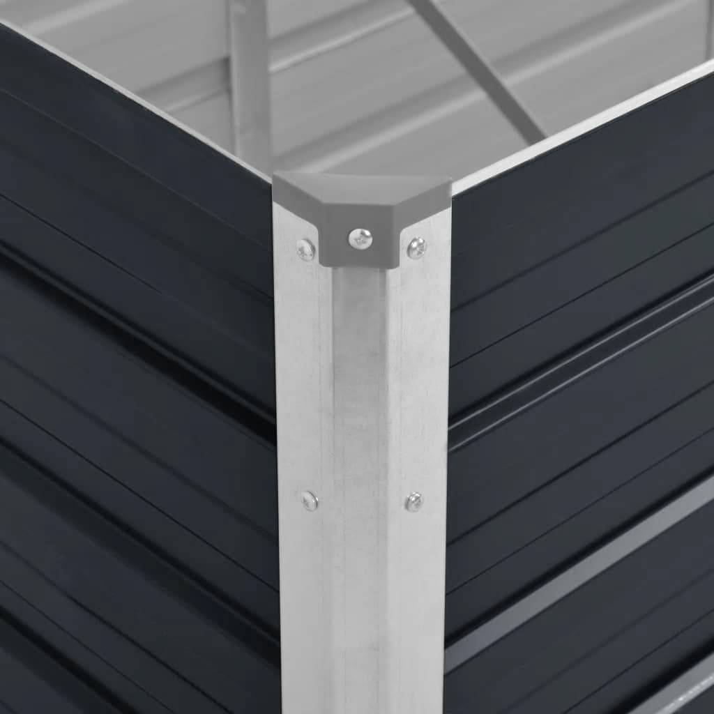 Prolenta Premium - Jardinière acier anthracite 100 x 40 x 77 cm - Prolenta premium p339.3 - Image 6