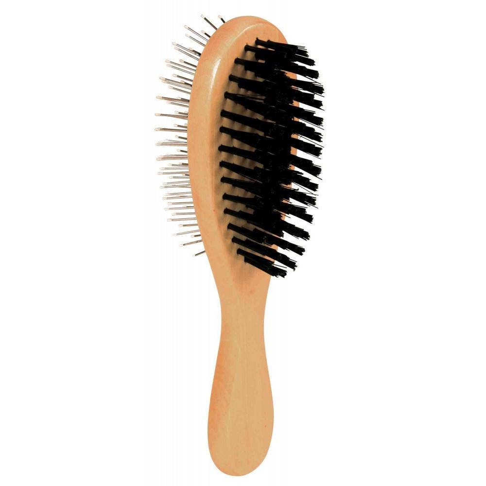 Trixie - Brosse double face bois 6 x 21 cm pour chat et chien - Image 2