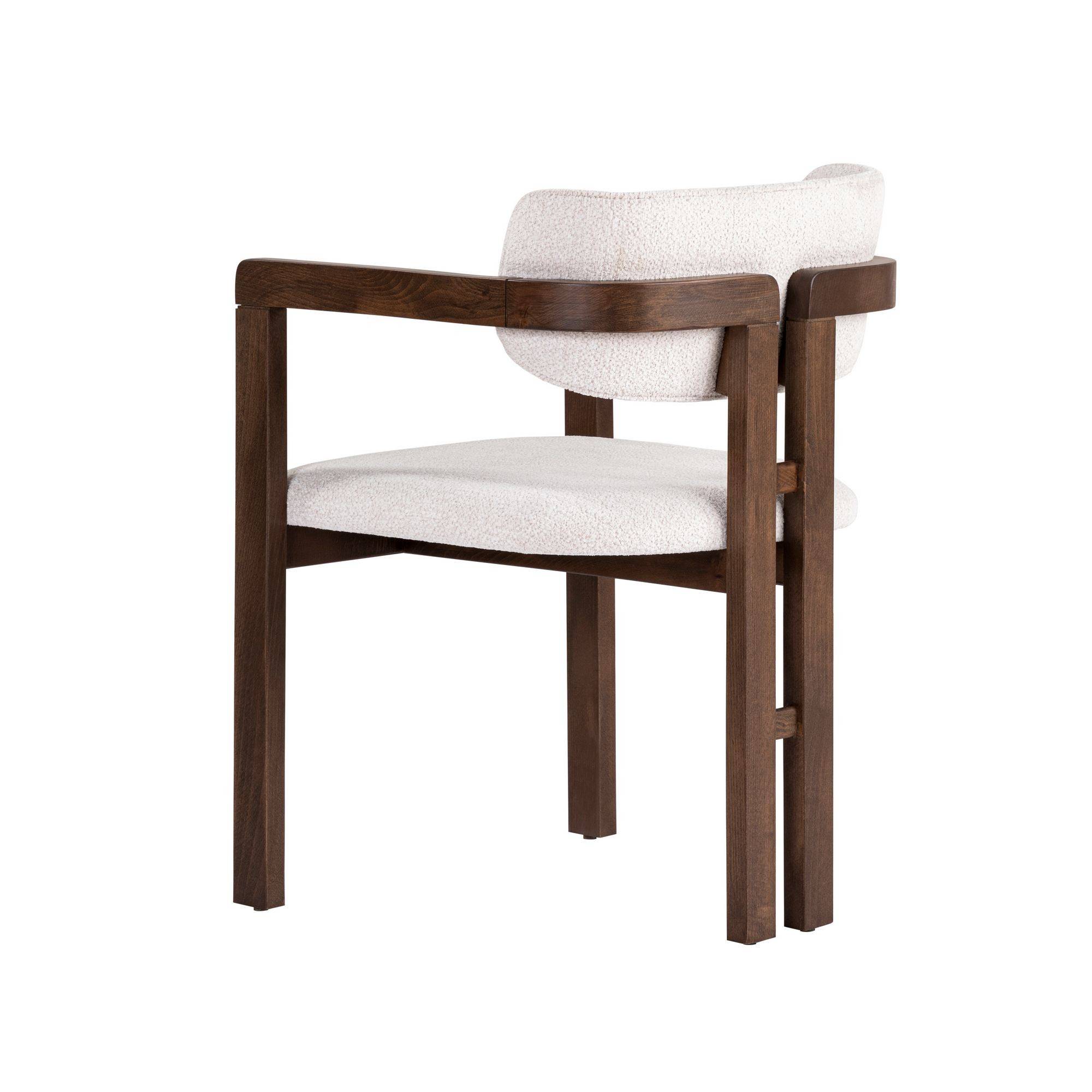 Habitat Et Jardin - Chaise En Bois "toscana" - 54 X 54 X 76 Cm - Blanc -hanah Home - Image 4