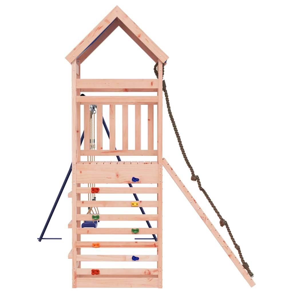 Aire de jeux d'extérieur - Jeu Plein air enfant bois massif de douglas-JU1691 - Image 6