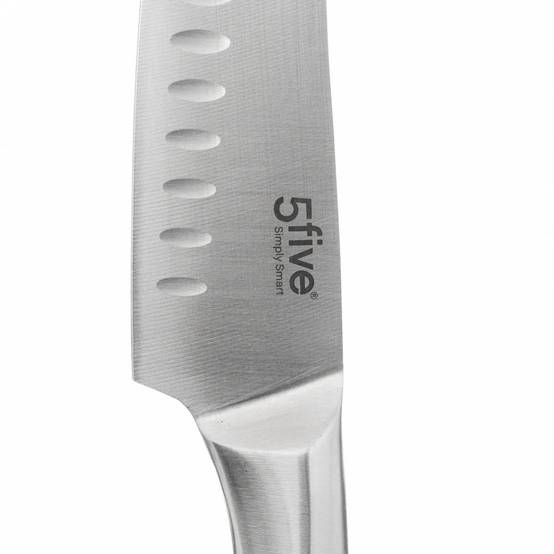 Couteau Santoku "Inox Forgé" 31cm Gris - Image 2