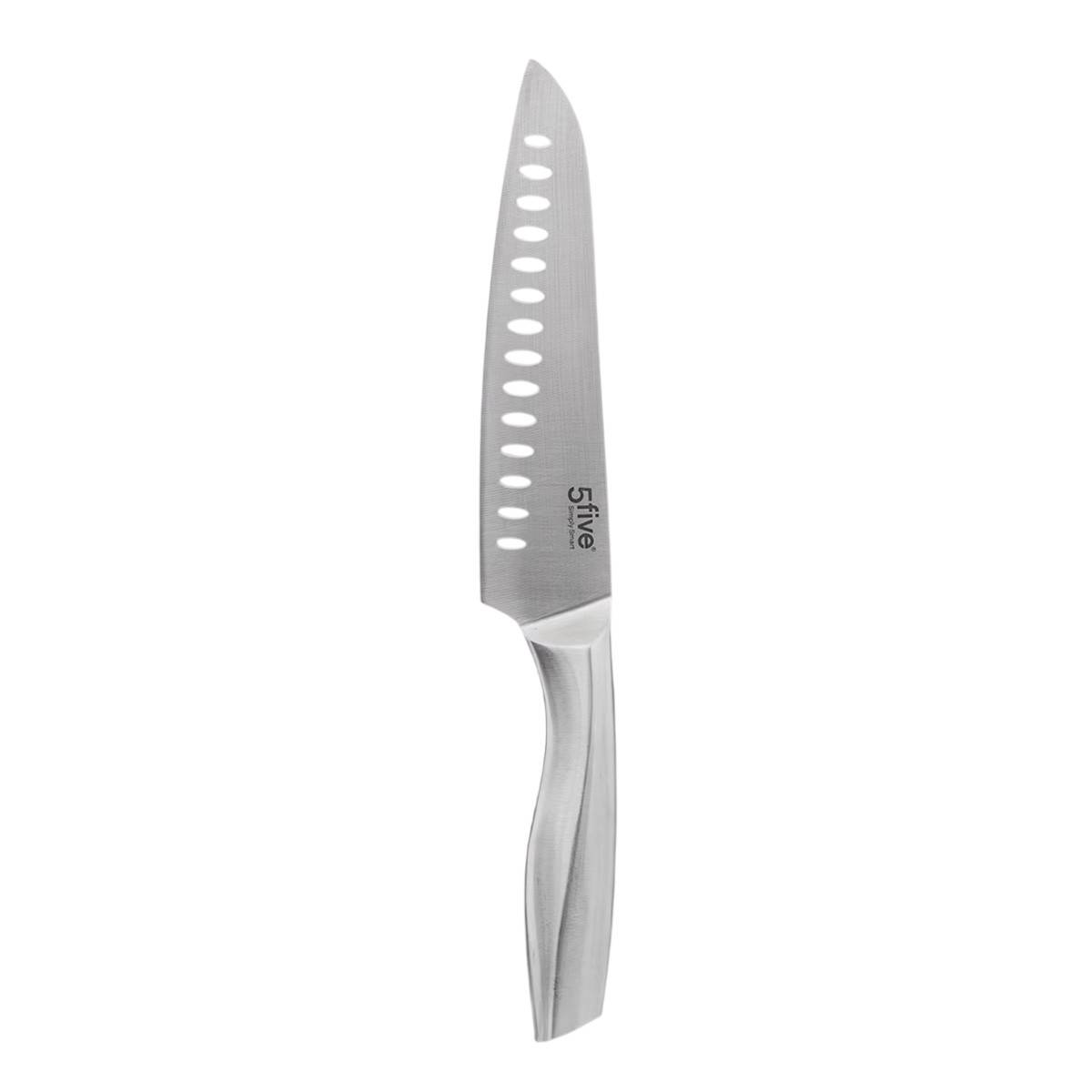 Couteau Santoku "Inox Forgé" 31cm Gris - Image 1