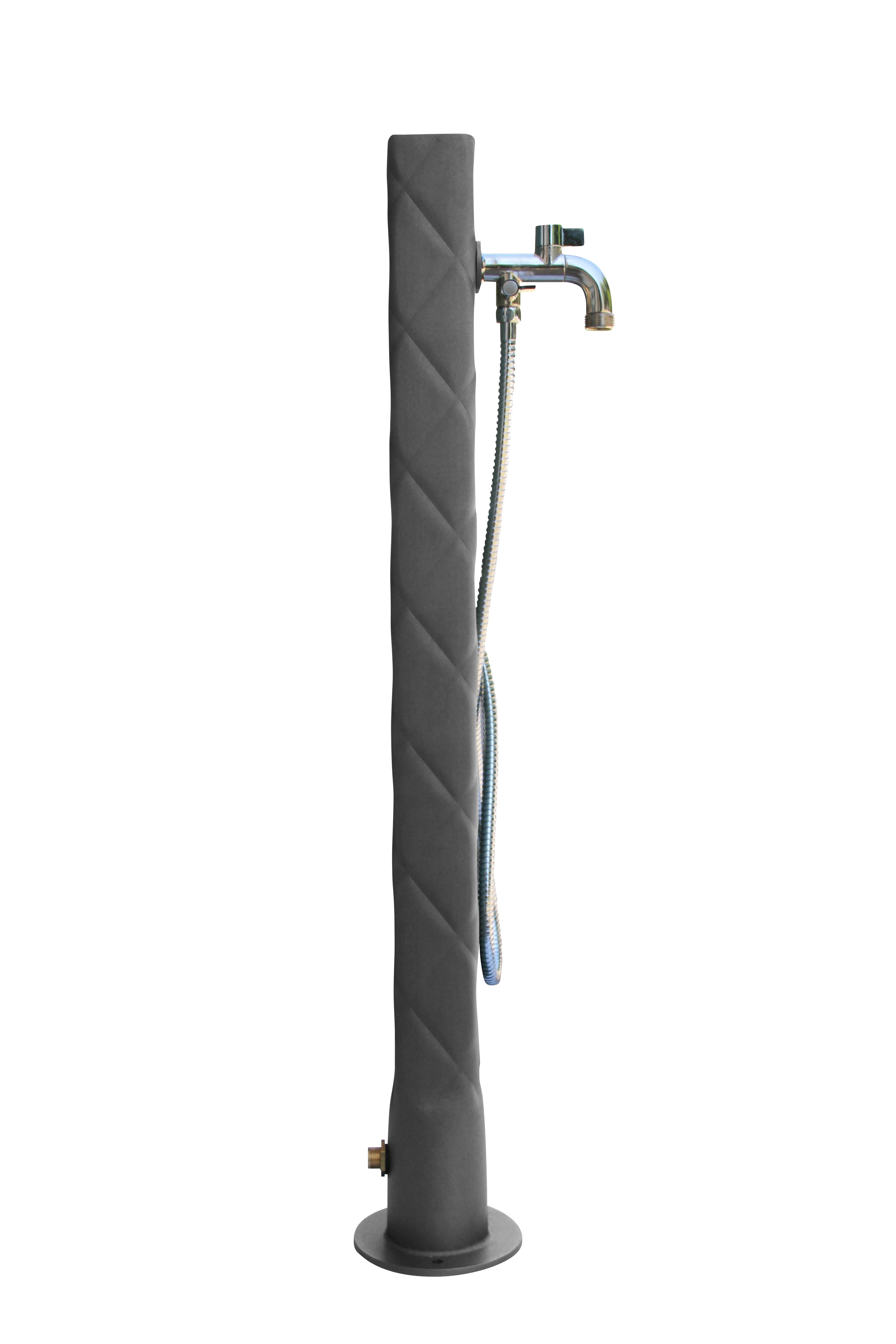 Fontaine borne océane gris 4111 avec douche Dommartin H. 95cm X L. 15cm - Image 2